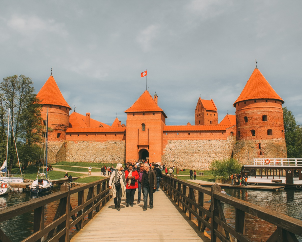 Trakai castle in Lithuania 